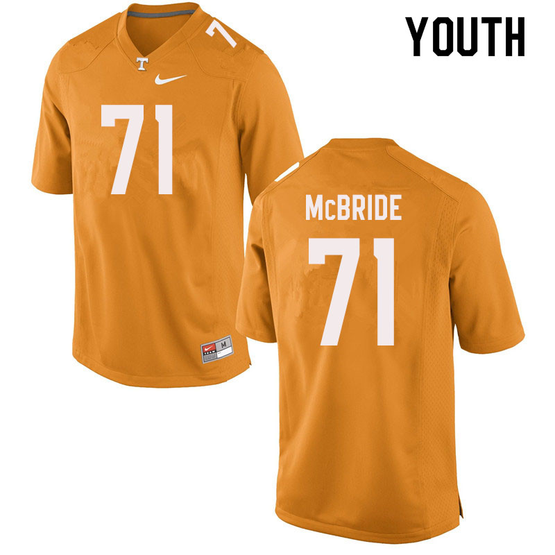 Youth #71 Melvin McBride Tennessee Volunteers College Football Jerseys Sale-Orange